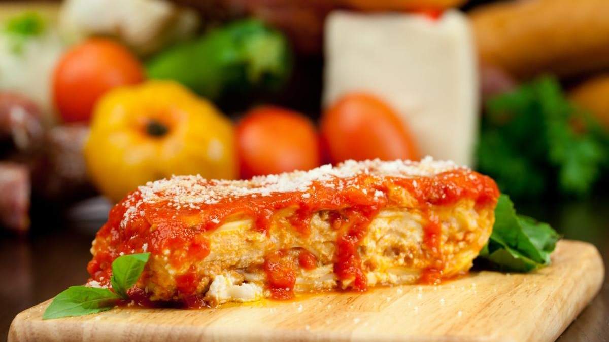 Лазанья с мясом Лазанья с мясом