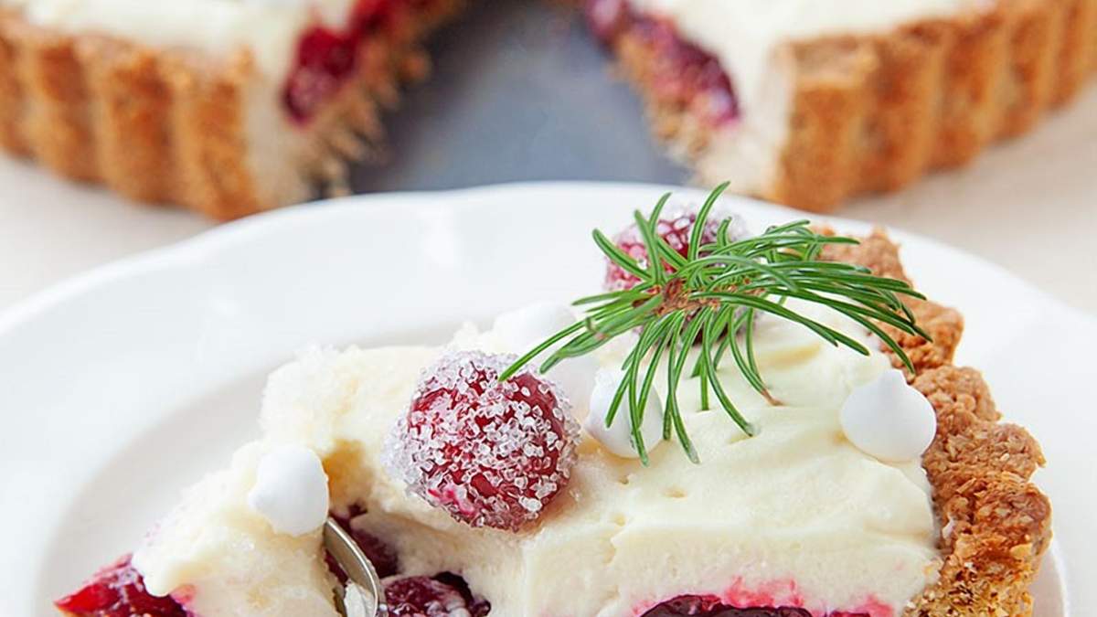 Торт із журавлиною та білим шоколадом: чудовий рецепт без випікання - Новини Смачно
