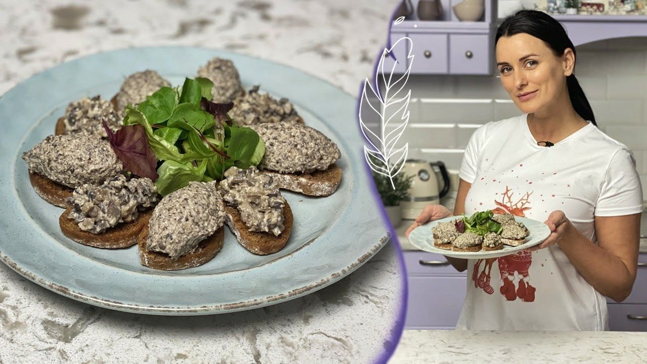 Лиза Глинская готовит грибной паштет: видео
