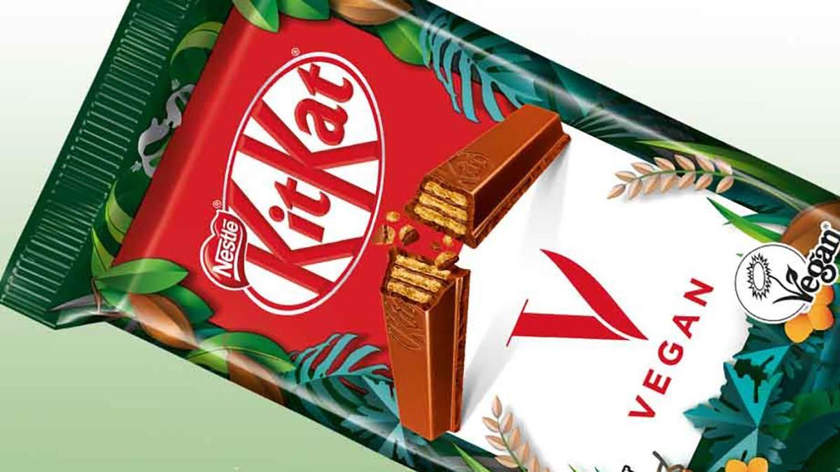 Веганский шоколад KitKat от Nestle Веганский шоколад KitKat от Nestle