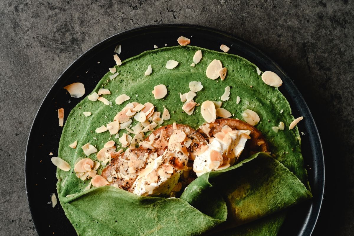 Рецепт млинців зі шпинатом Рецепт млинців зі шпинатом