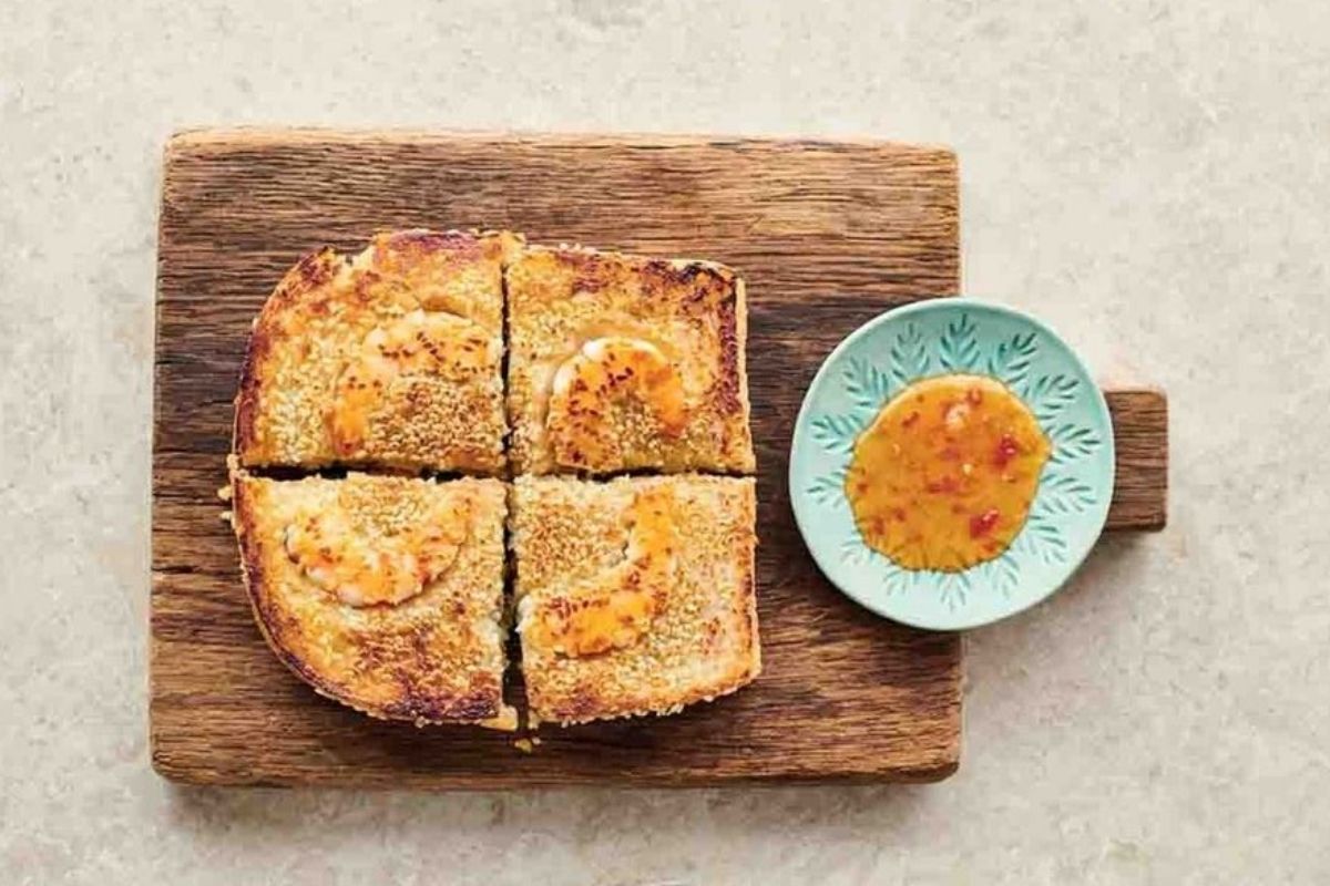 Тости з креветками від Джеймі Олівера Тости з креветками від Джеймі Олівера