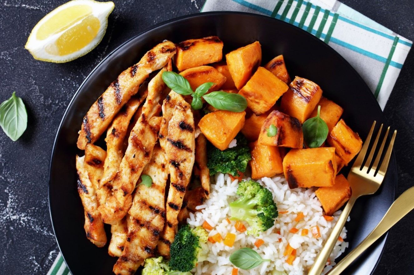 Блюда из готовых куриных стрипсов и филе для отбивной Блюда из готовых куриных стрипсов и филе для отбивной