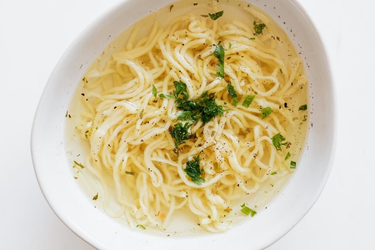 Рецепт куриного бульона с лапшой Рецепт куриного бульона с лапшой