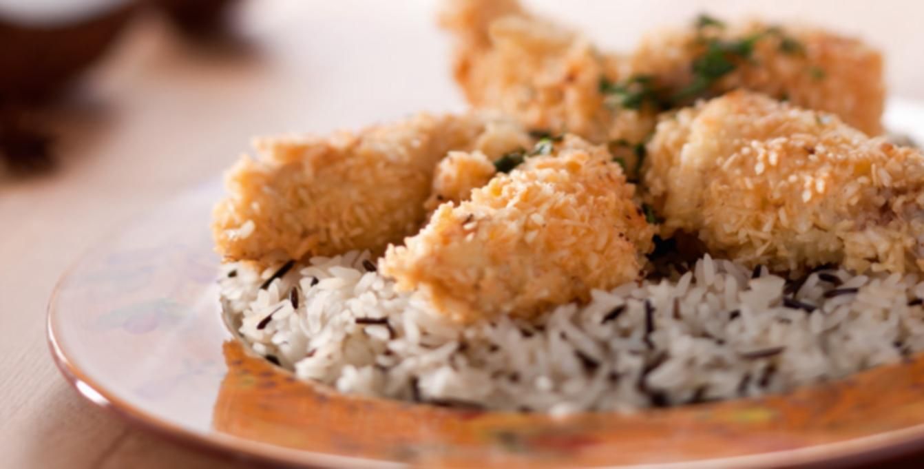 Рецепт куриных крылышек в кокосовой панировке Рецепт куриных крылышек в кокосовой панировке