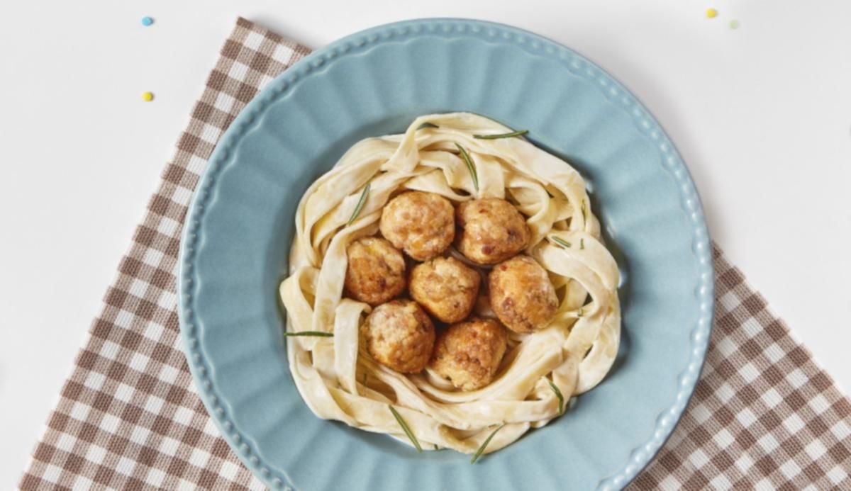 Тальятелле с куриными болами: рецепт Тальятелле с куриными болами: рецепт