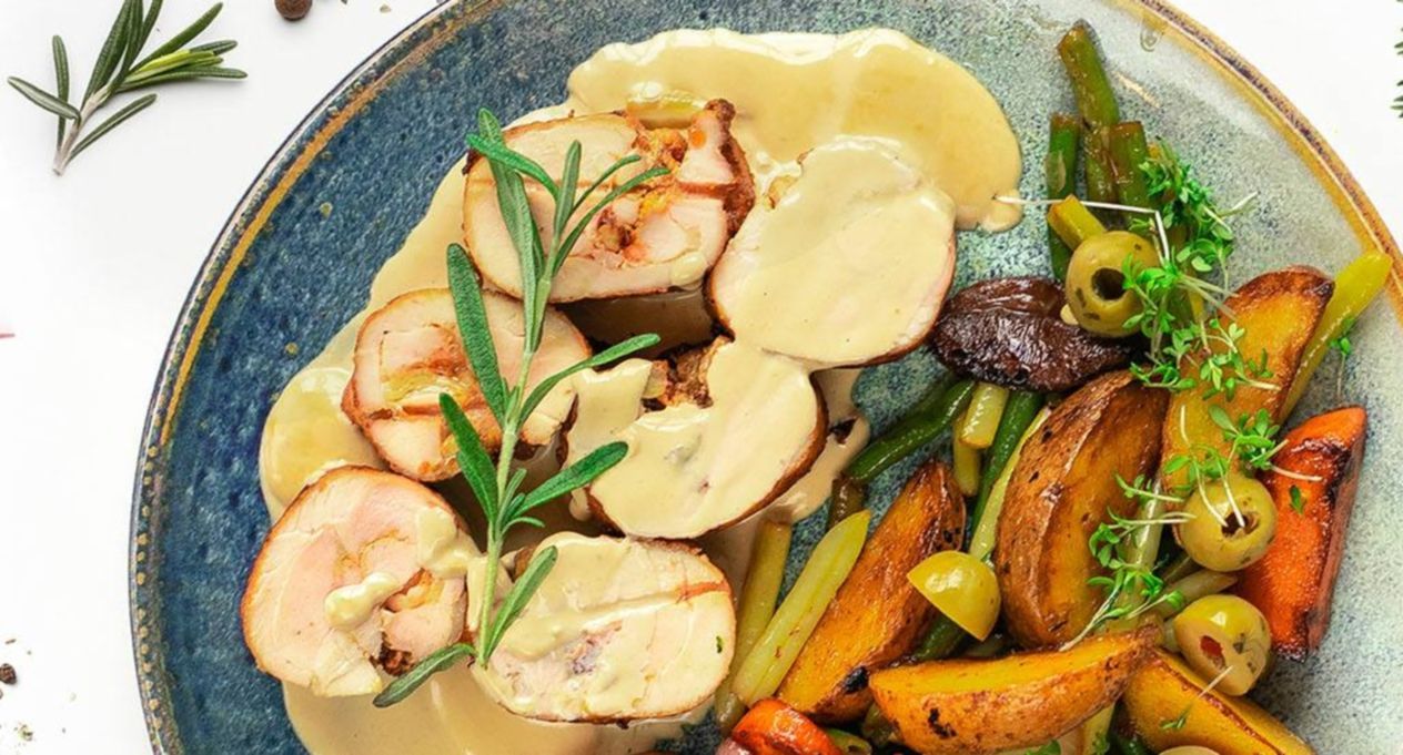 Куриное фрикасе с оливками и овощами: рецепт Куриное фрикасе с оливками и овощами: рецепт