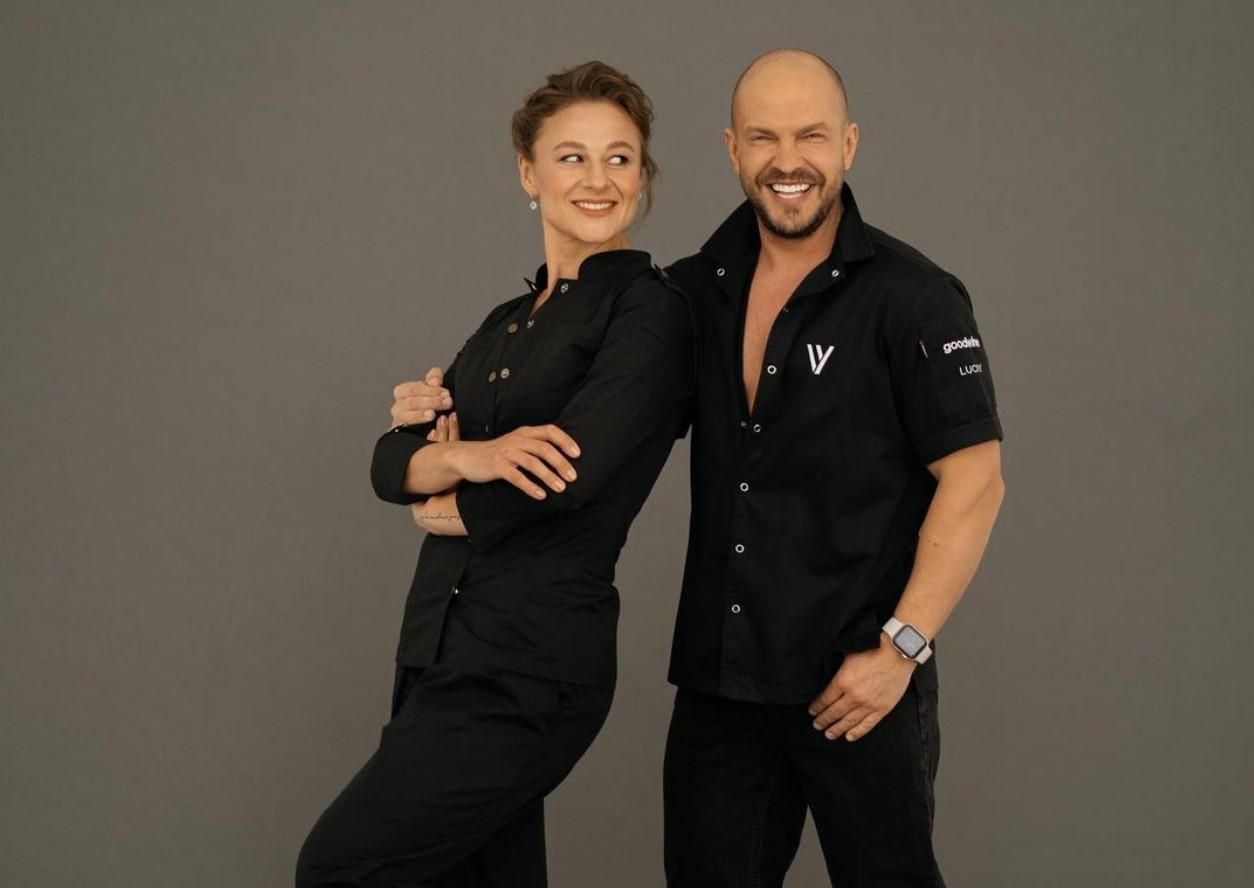 Ольга Мартыновская поздравила Владимира Ярославского с открытием его нового заведения в Киеве Ольга Мартыновская поздравила Владимира Ярославского с открытием его нового заведения в Киеве