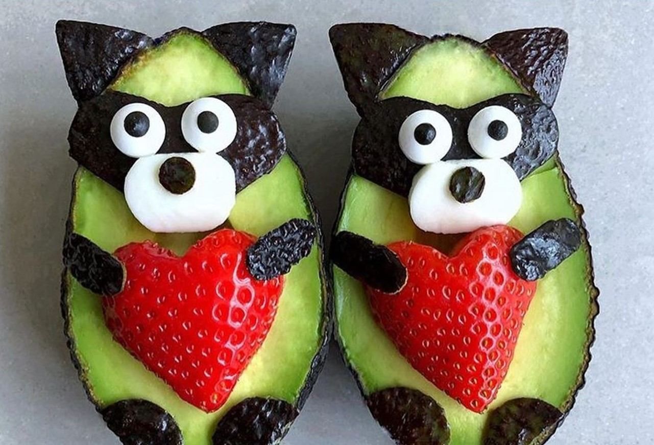 Еноты с авокадо и другие забавные животные Еноты с авокадо и другие забавные животные