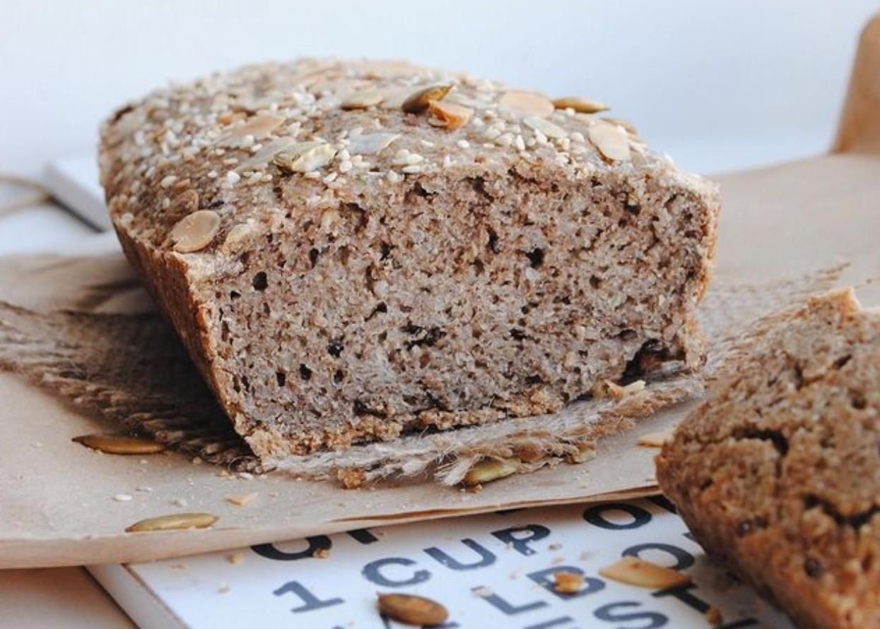 Домашній хліб із зеленої гречки Домашній хліб із зеленої гречки