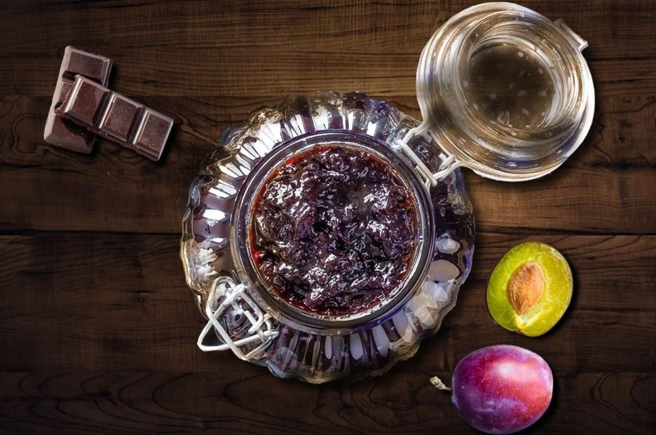 Сливовое варенье со вкусом шоколада Сливовое варенье со вкусом шоколада