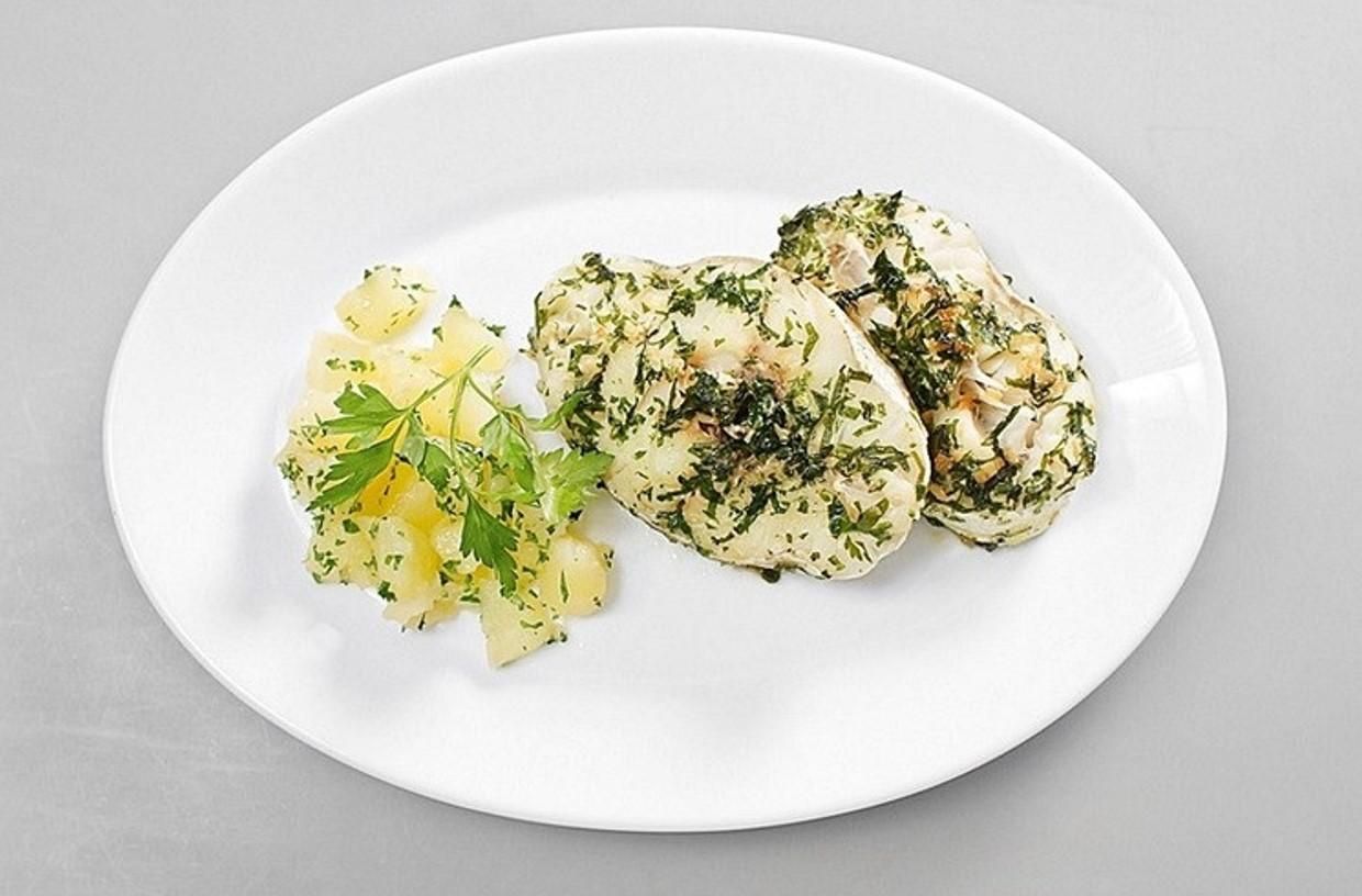 Хек в чесночном соусе Хек в чесночном соусе