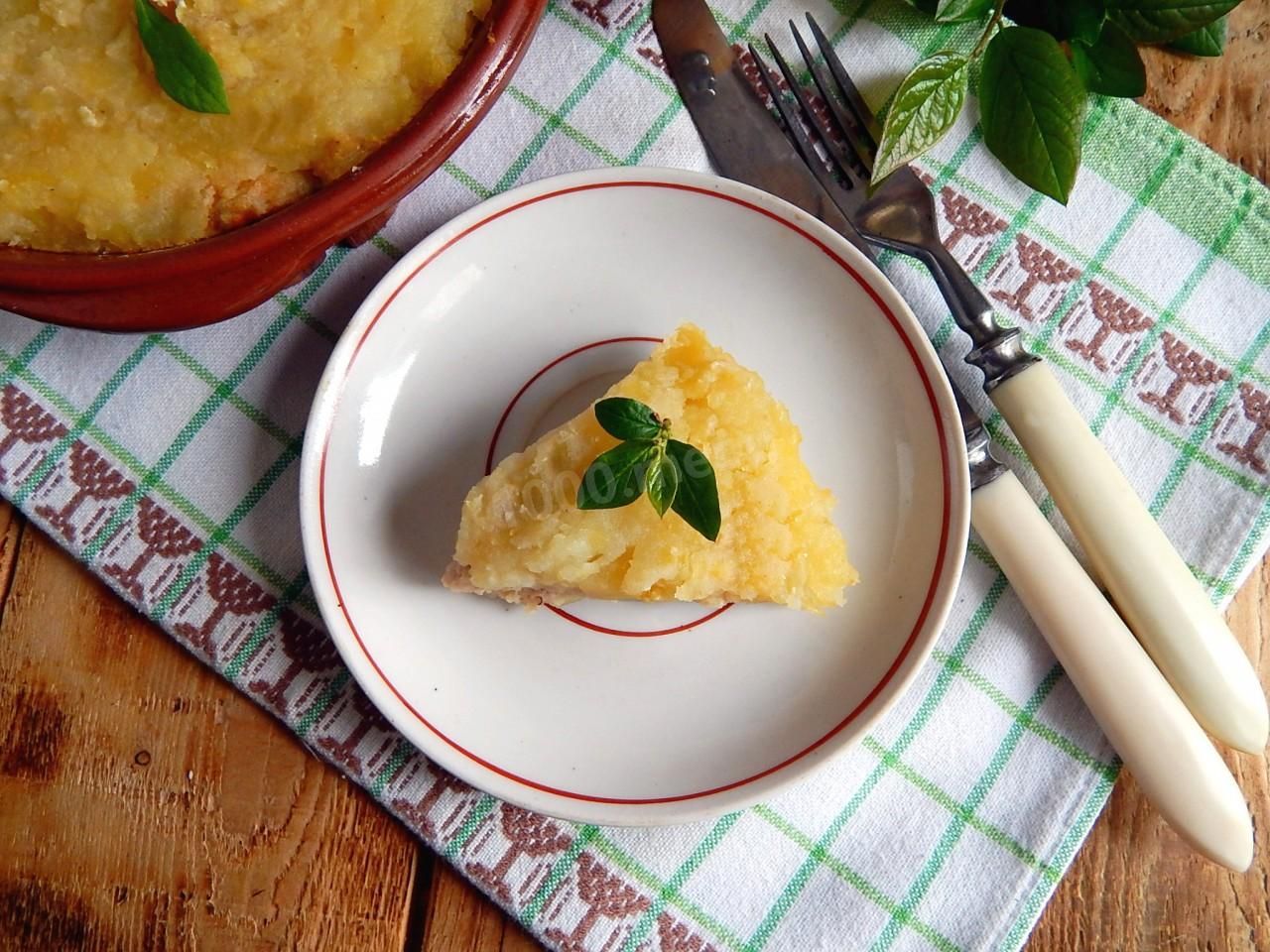 Запеканка из картофеля и тунца Запеканка из картофеля и тунца