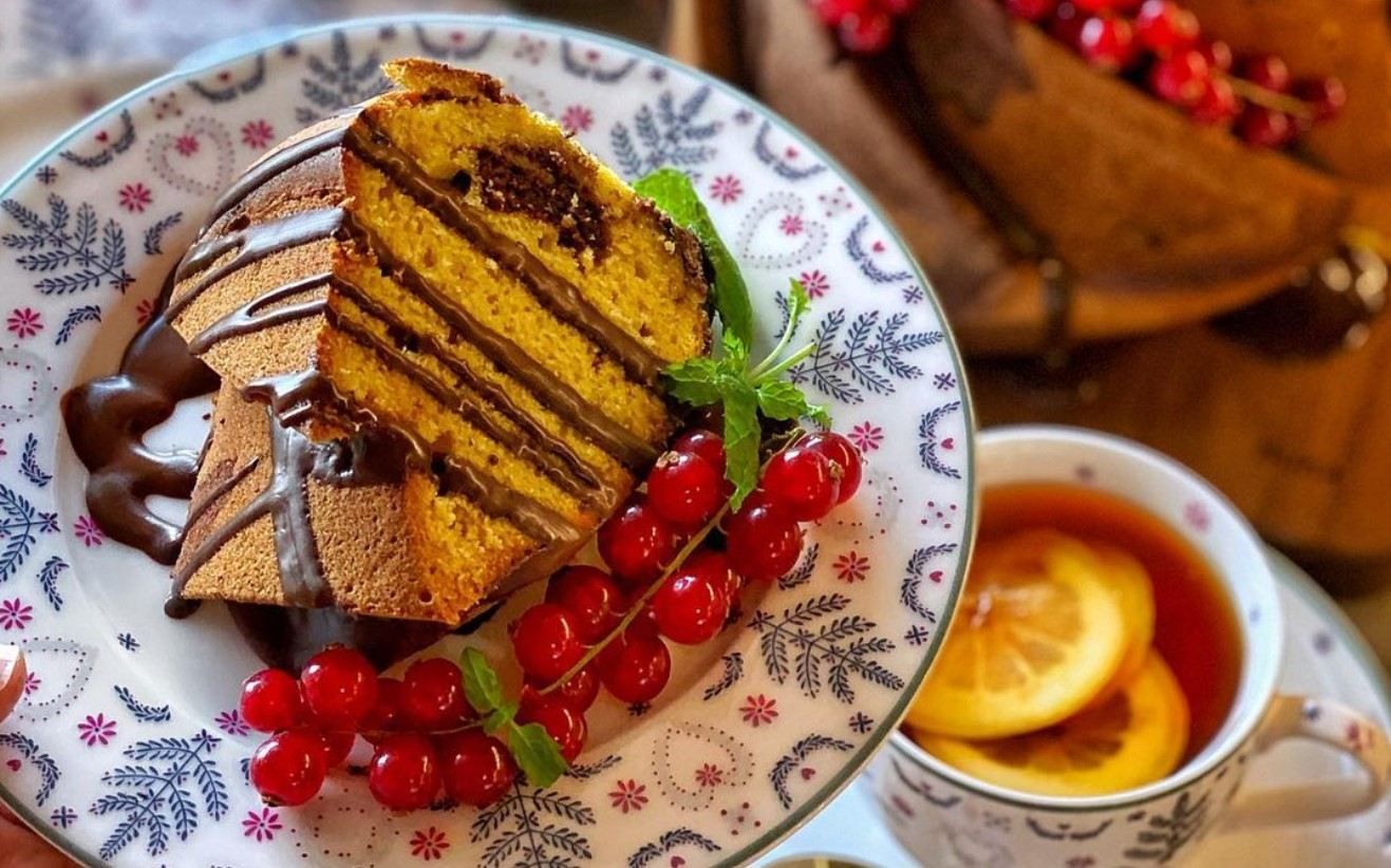 Рецепт мраморного кекса Рецепт мраморного кекса