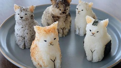 Надто милі, щоб їх їсти: японський кулінар створює чарівні фігурки з рису