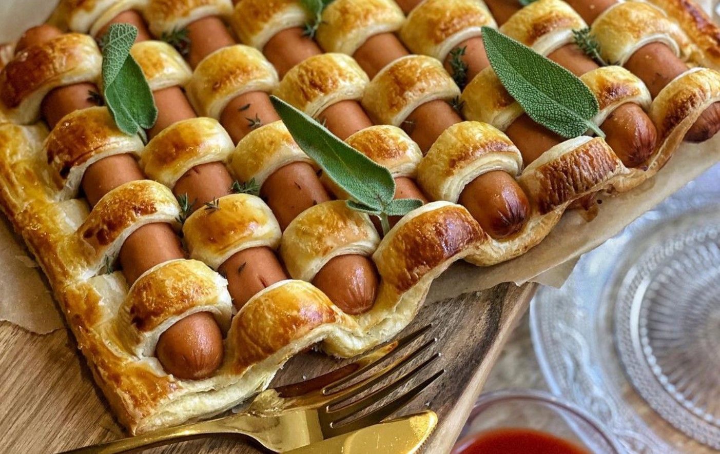 Пирог с сосисками: рецепт Пирог с сосисками: рецепт