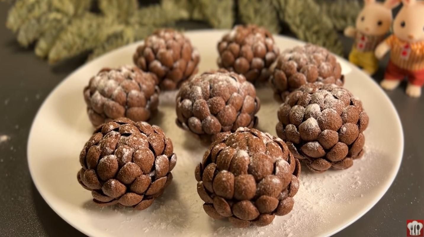 Шоколадна насолода: рецепт новорічних шишок за 15 хвилин - Новини Смачно