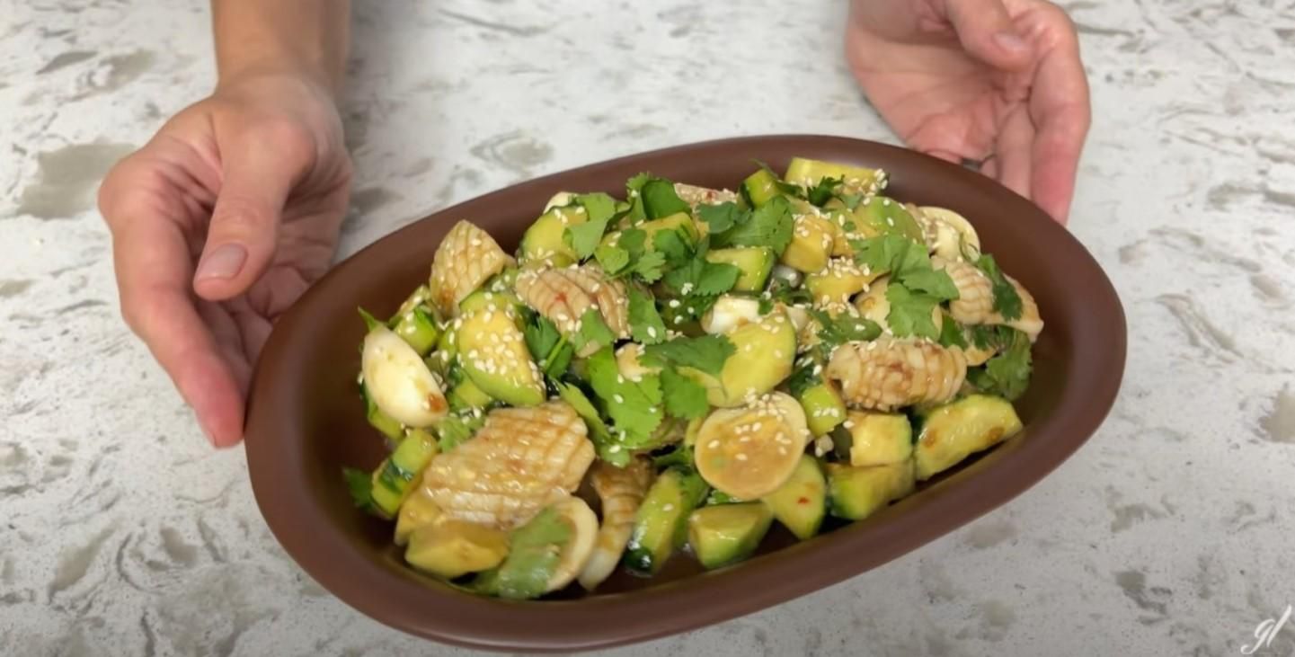 Салат з кальмарами: рецепт Салат з кальмарами: рецепт