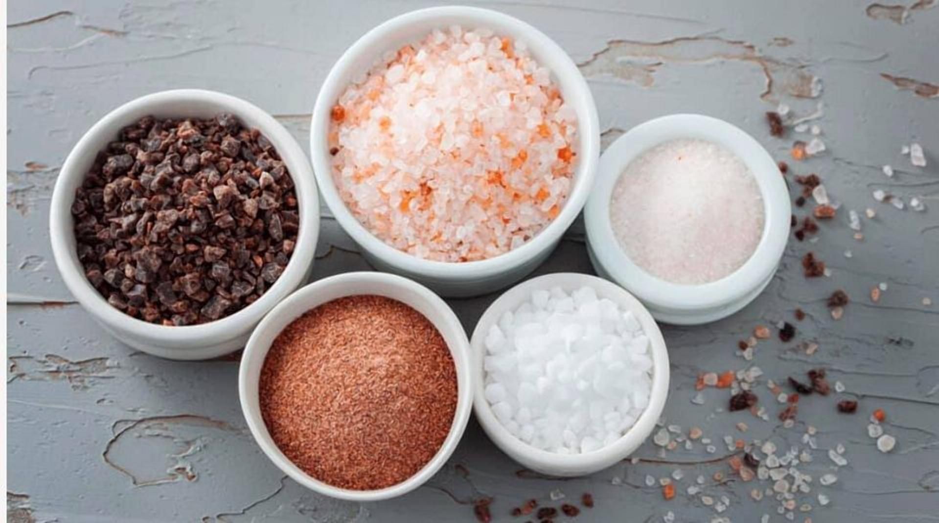 Види солі та їх застосування