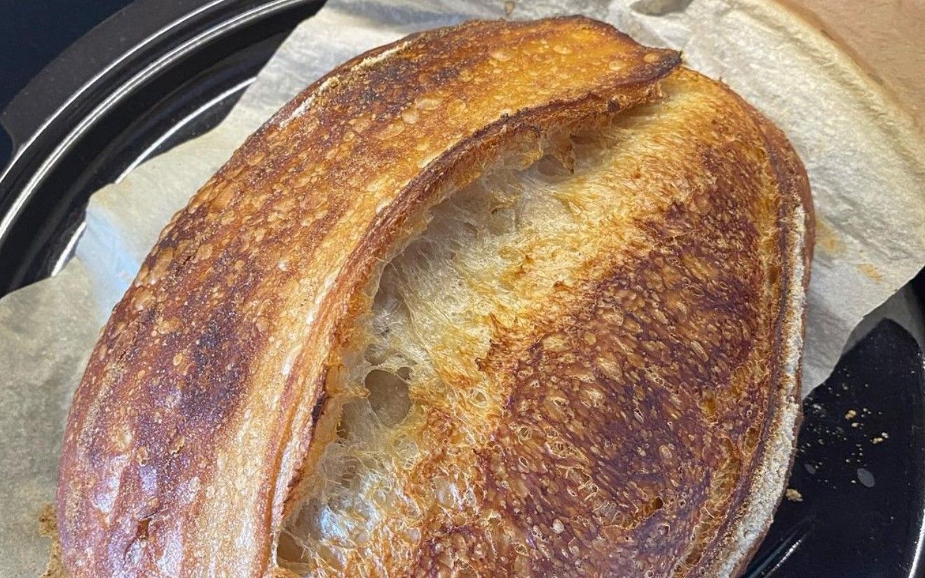 Хлеб на закваске без вымешивания Хлеб на закваске без вымешивания