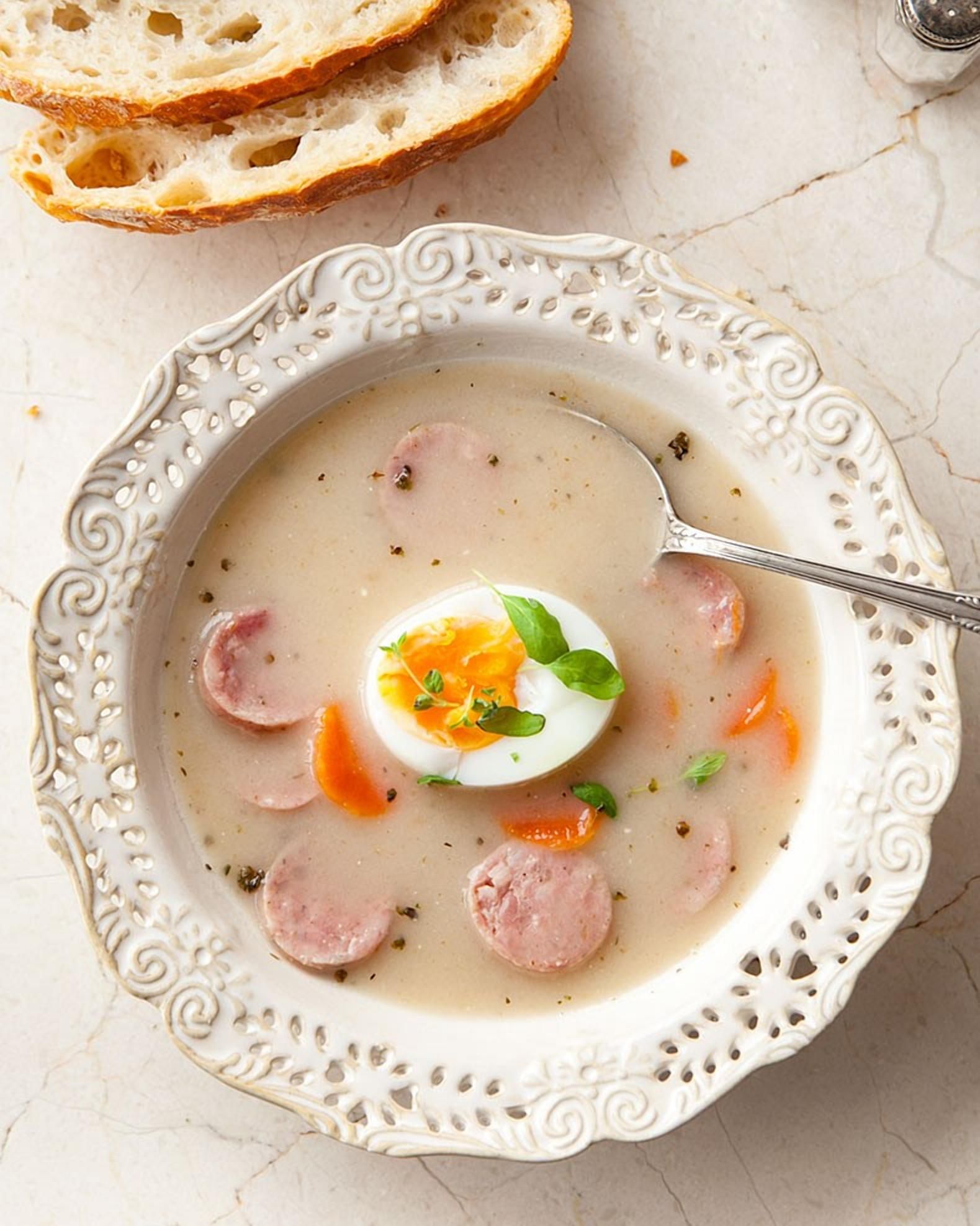 В гости к добрым друзьям  готовим традиционный польский суп журек - Новости Вкусно