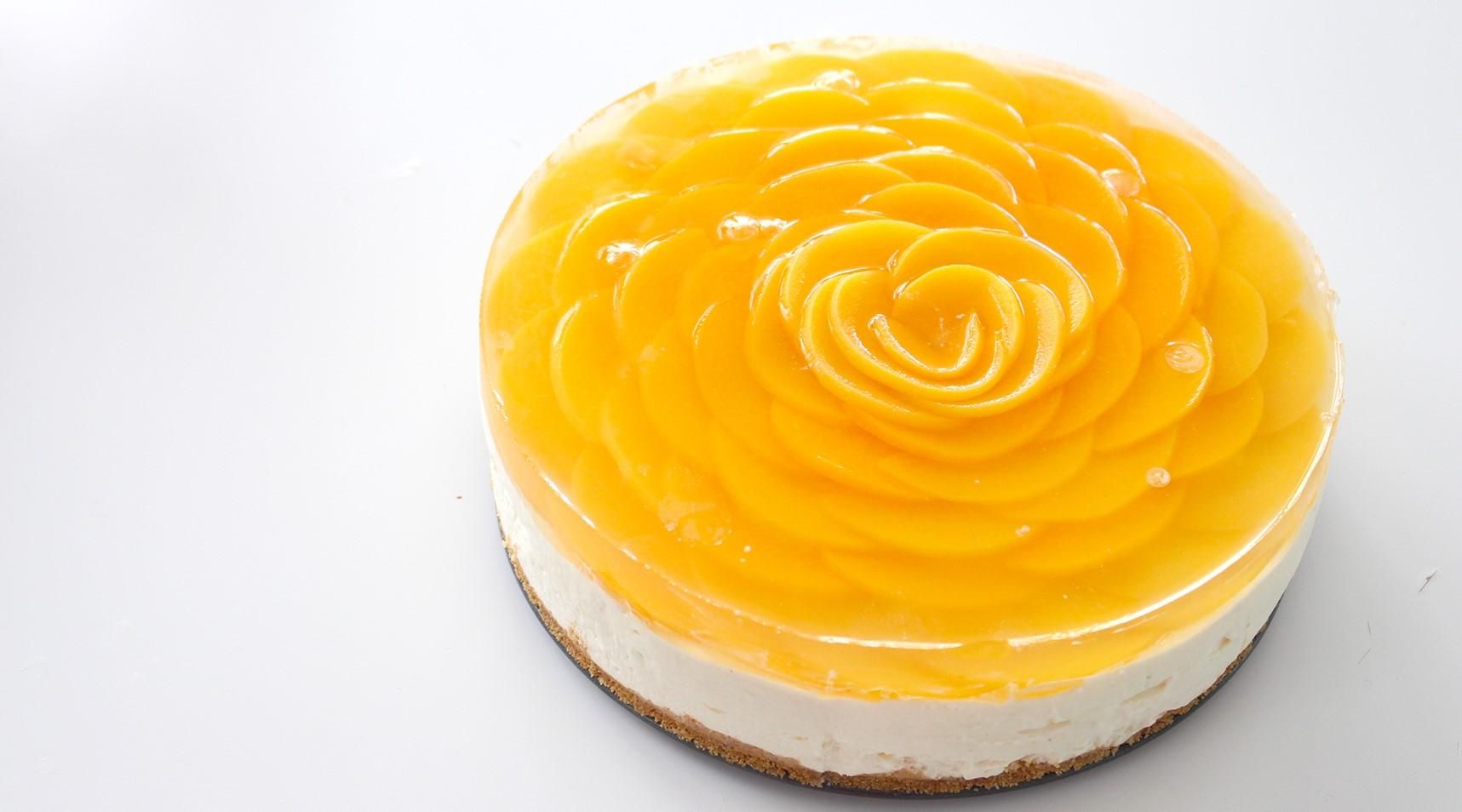 Чизкейк з персиком: рецепт без випікання Чизкейк з персиком: рецепт без випікання