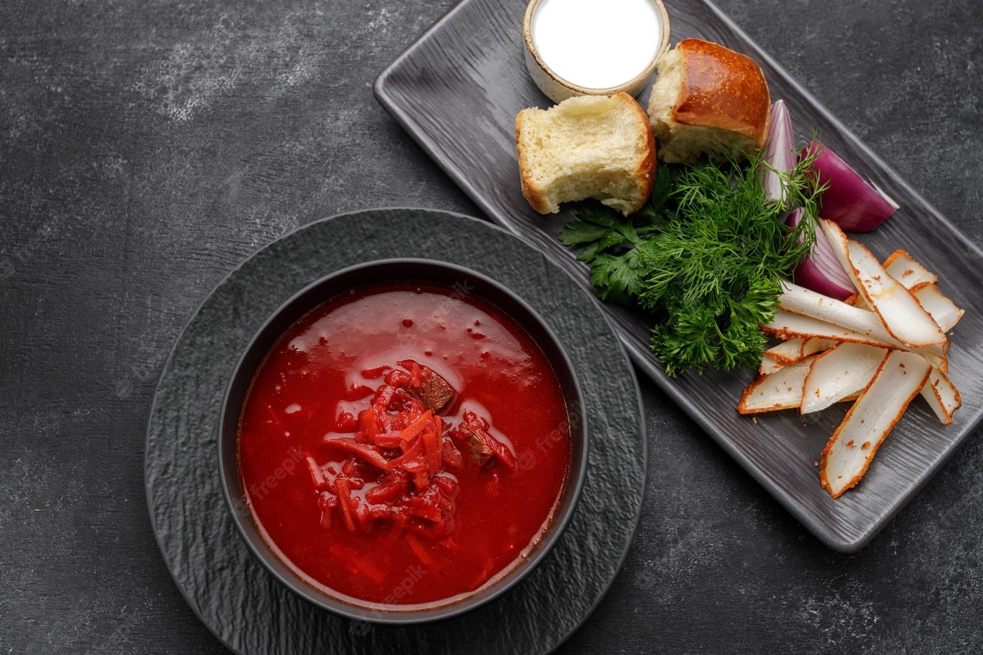 Украинский борщ с говядиной: рецепт Украинский борщ с говядиной: рецепт