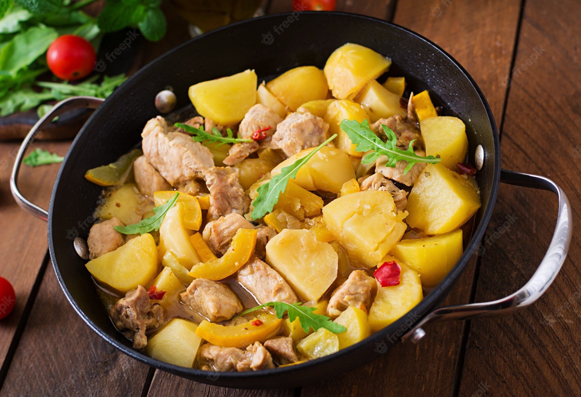 Тушеный картофель с мясом: рецепт Тушеный картофель с мясом: рецепт