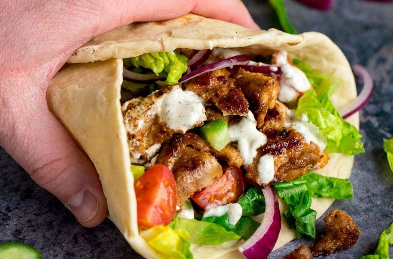 Шаурма из курицы и без майонеза Шаурма из курицы и без майонеза