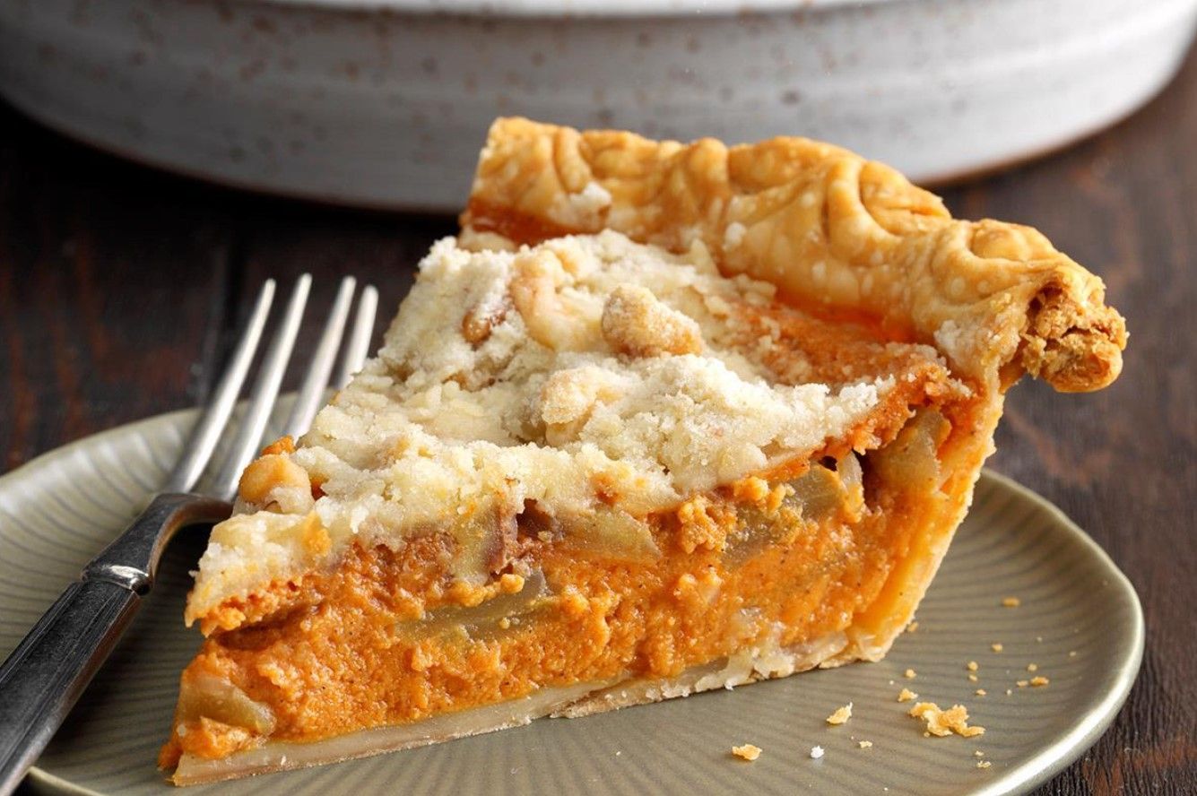 Гарбузовий пиріг з горішками Гарбузовий пиріг з горішками