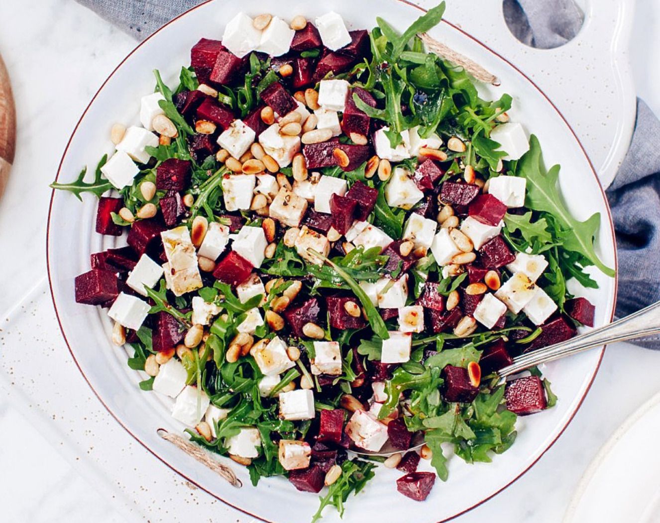Салат из свеклы и феты: рецепт Салат из свеклы и феты: рецепт