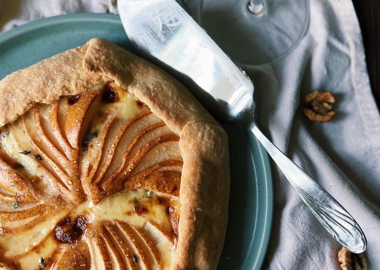 Галета з грушею та сиром Галета з грушею та сиром