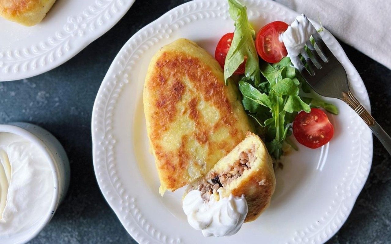 Картофельные зразы с курятиной Картофельные зразы с курятиной