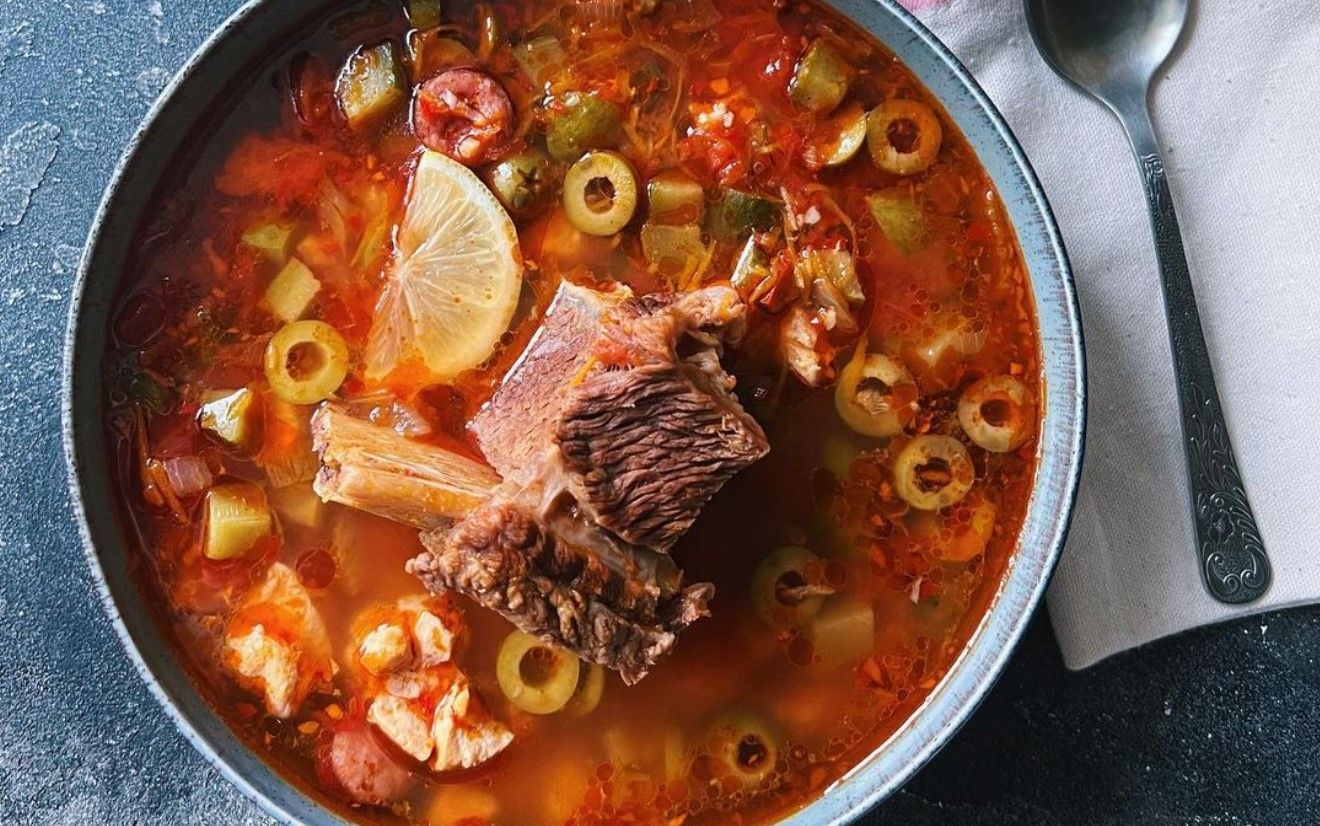 Мясная солянка Мясная солянка