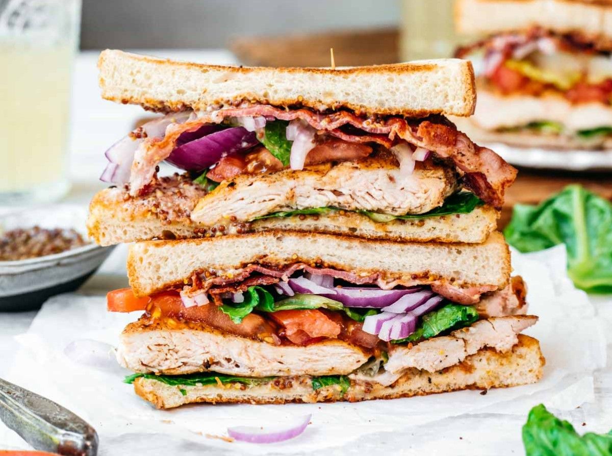 Сэндвич с курицей Сэндвич с курицей