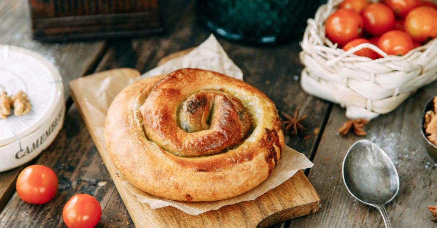 Пирог на сковороде Пирог на сковороде