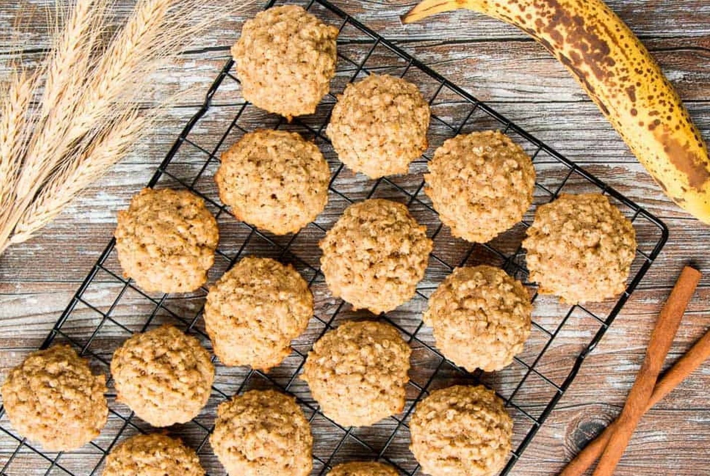 Овсяное печенье с бананом Овсяное печенье с бананом