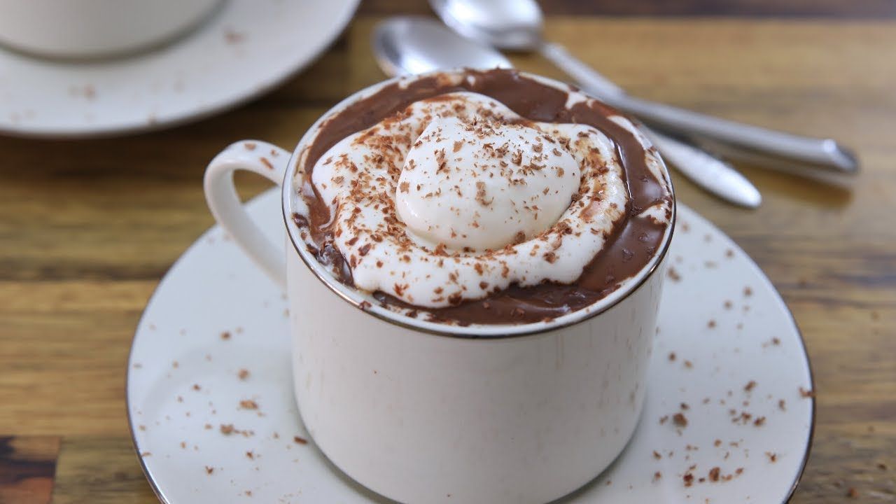 Густой горячий шоколад с какао