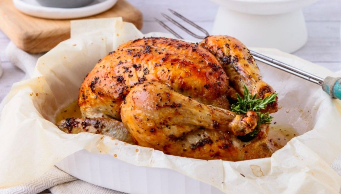 Рождественский цыпленок Рождественский цыпленок