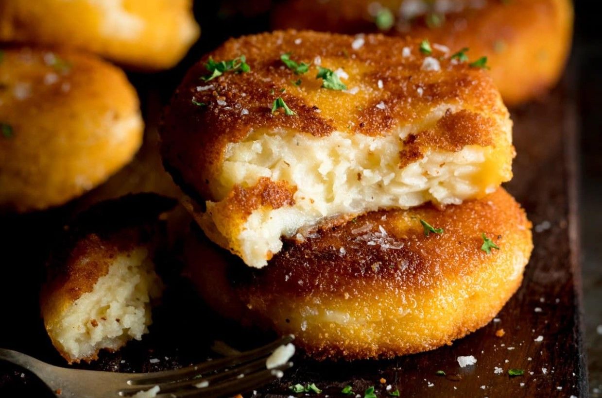 Картофельные оладьи с сыром Картофельные оладьи с сыром