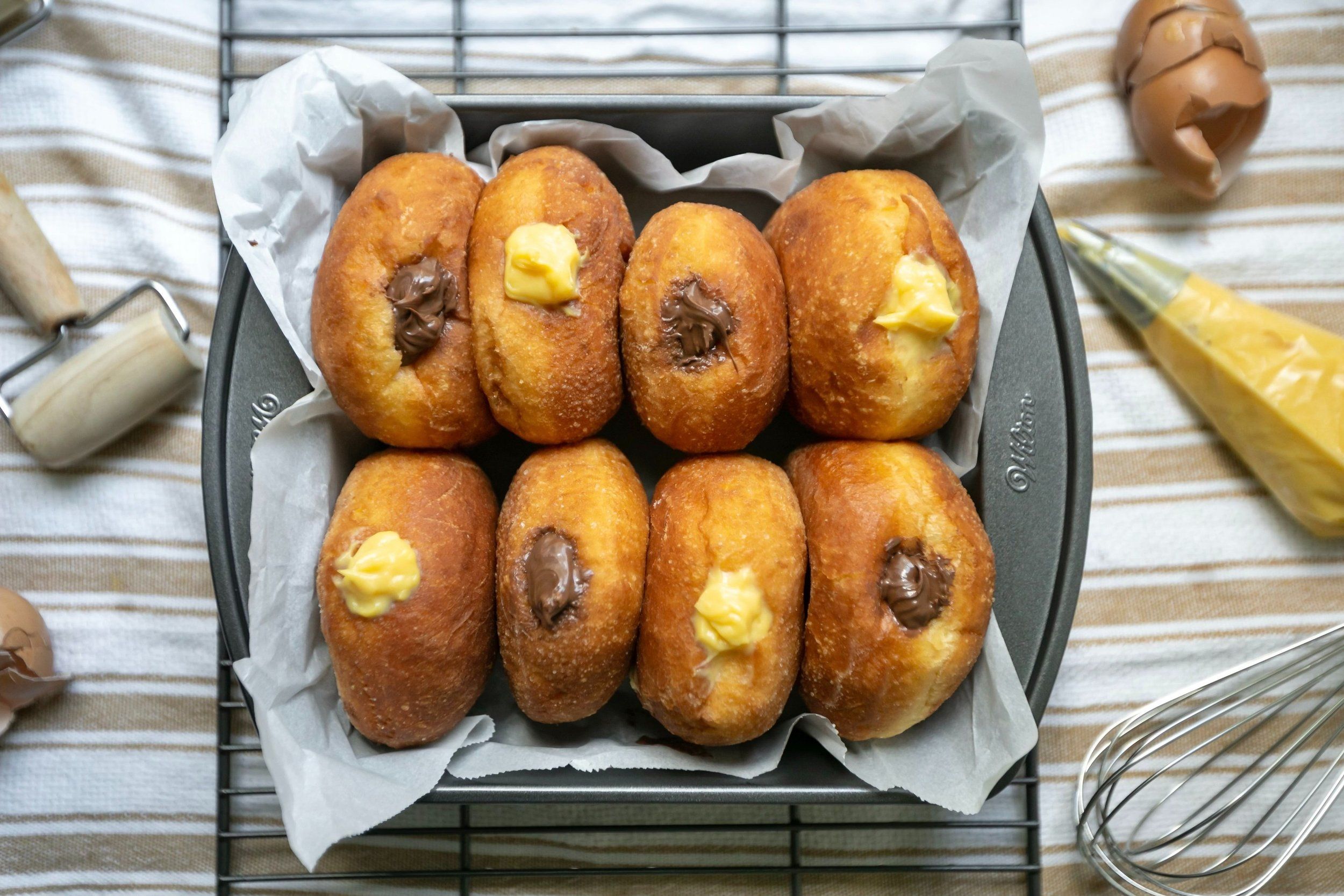 Пончики берлинеры Пончики берлинеры