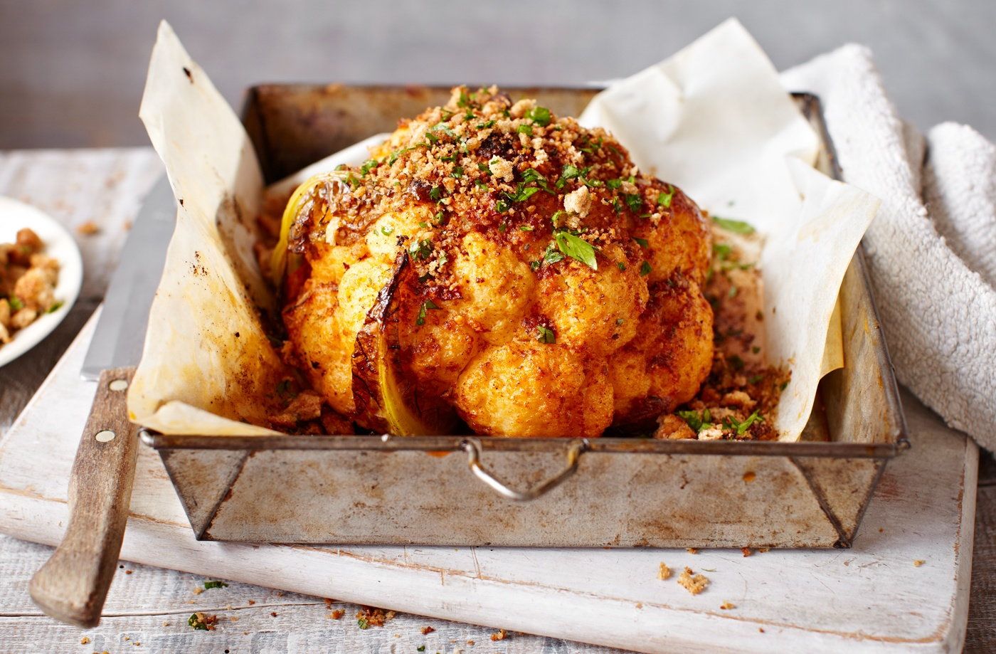 Цвітна капуста з сирим соусом Цвітна капуста з сирим соусом