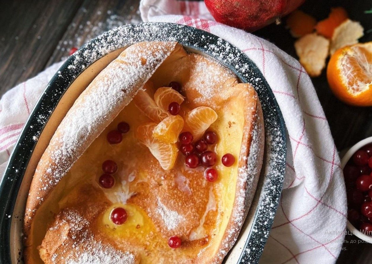 Голландский блин "Dutch baby" Голландский блин "Dutch baby"