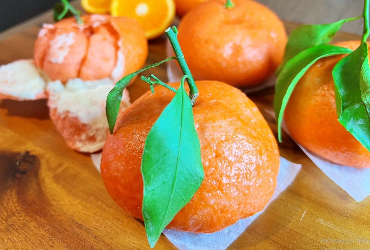 Закуска мандаринки с курицей. Закуска мандаринки с курицей.