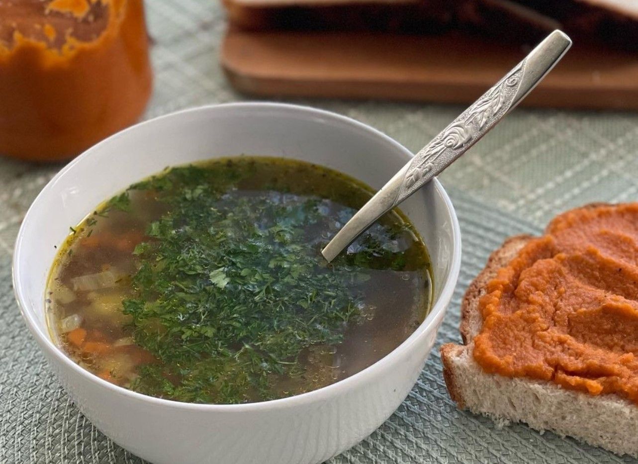 Суп з курячими сердечками Суп з курячими сердечками