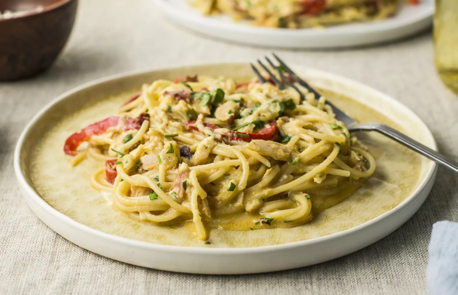 Карбонара с тунцом: рецепт Карбонара с тунцом: рецепт