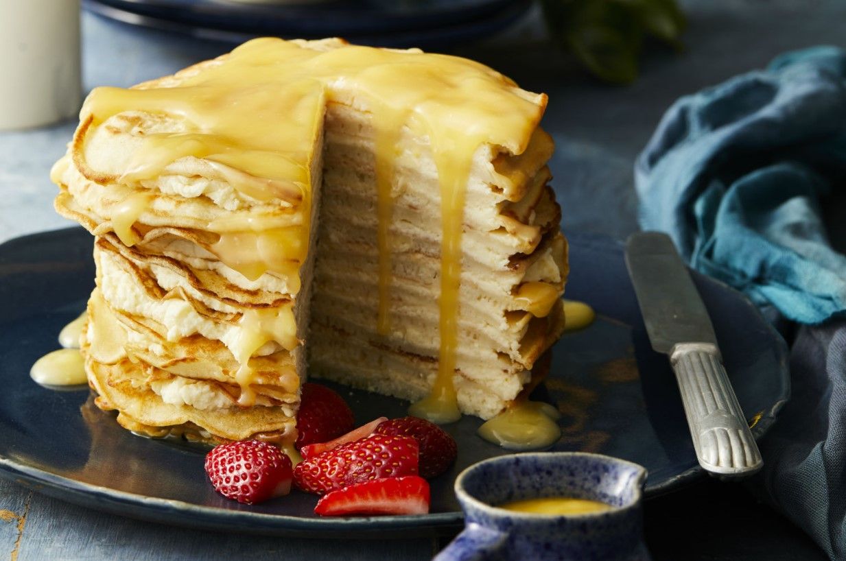 Лимонный торт из блинов Лимонный торт из блинов