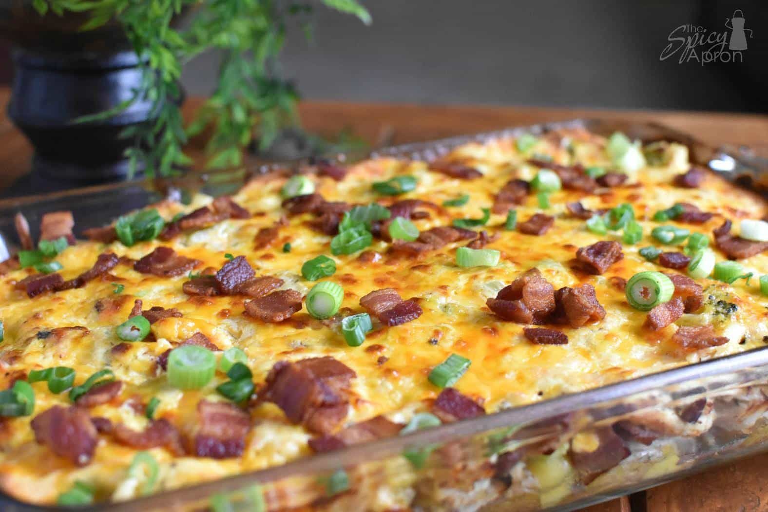 Картофельная запеканка с курицей Картофельная запеканка с курицей