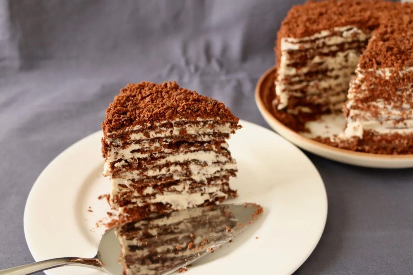 Шоколадный торт Наполеон Шоколадный торт Наполеон