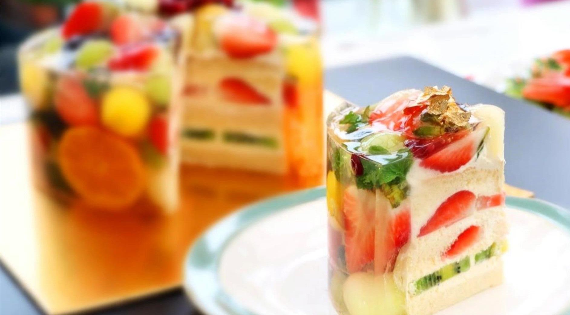 Ягідний торт з желе Ягідний торт з желе